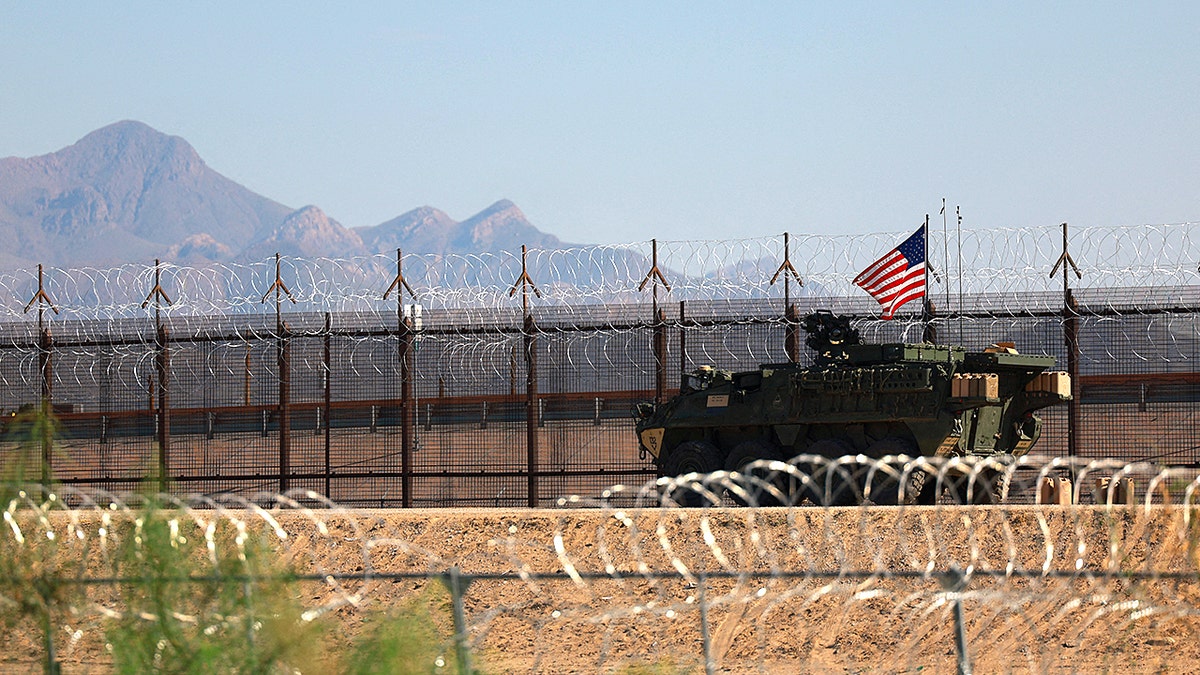 A view of the U.S.-Mexico border in El Paso