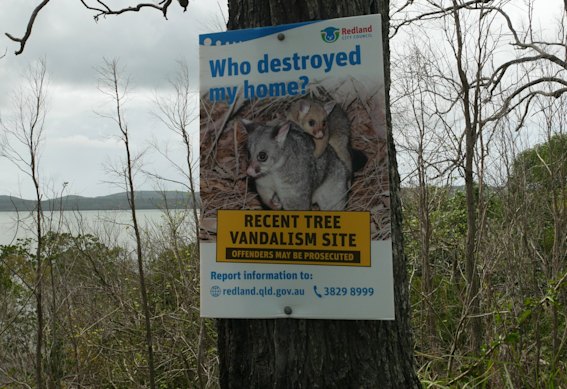 The council is calling on people to report suspected tree vandalism.