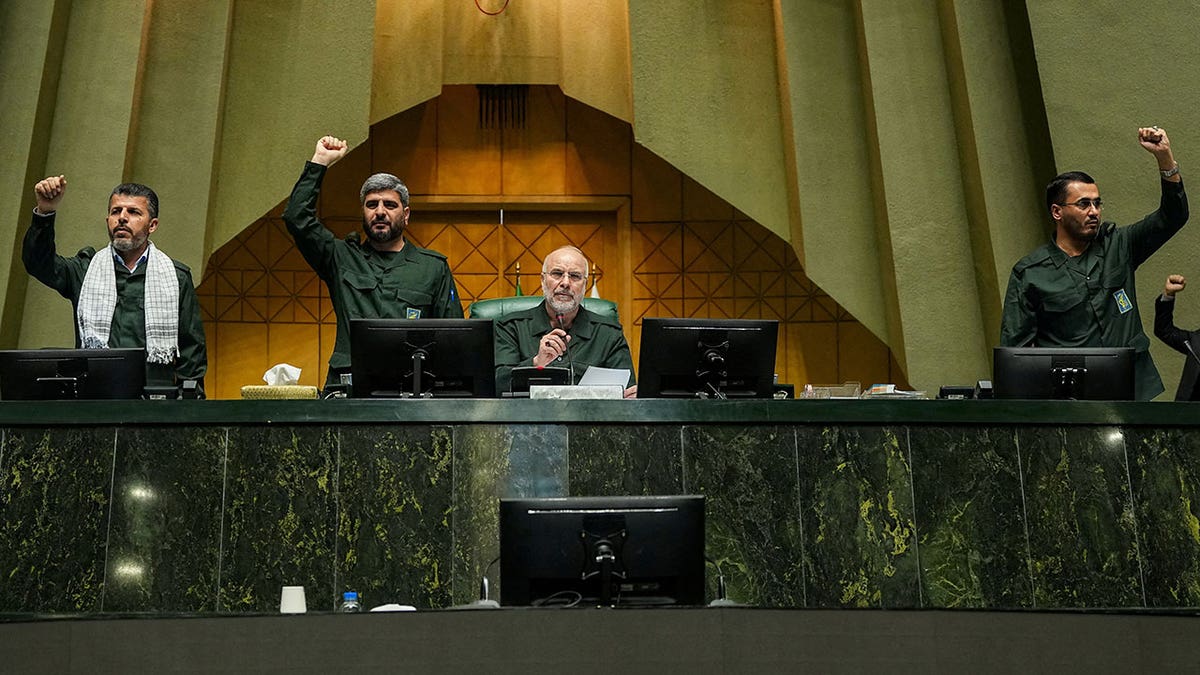 Iranian Parliament Speaker Mohammad-Bagher Ghalibaf