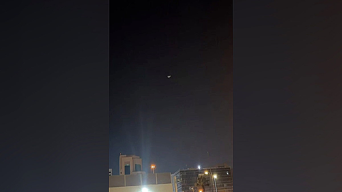 jet seeing flying above at night