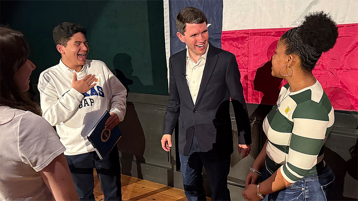 James Talarico on campaign trail