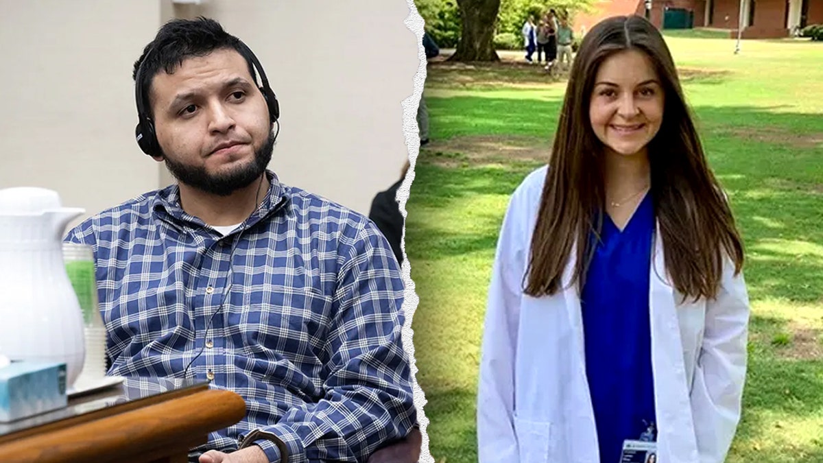 Jose Ibarra and victim Laken Riley.