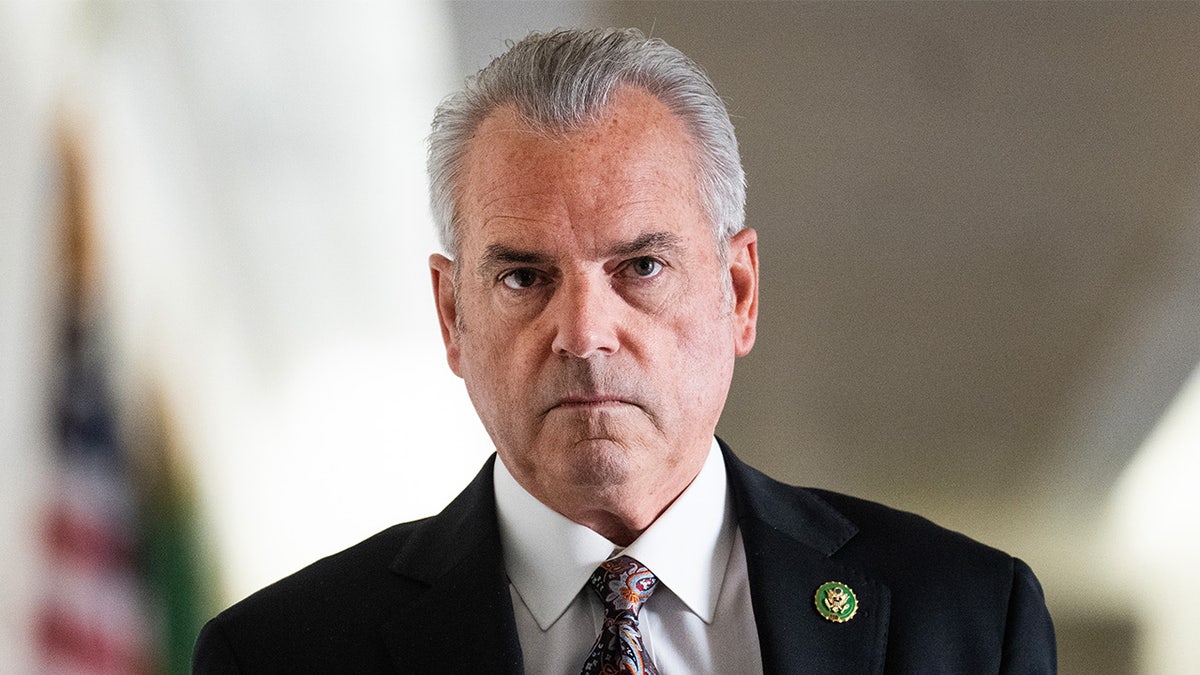 Rep. Mark Alford walks in the U.S. Capitol