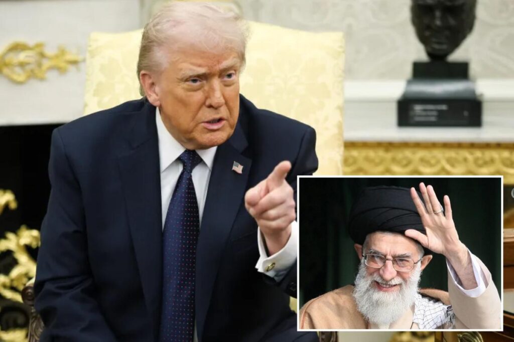 Trump says he would like ‘somebody from within’ to take over Iran after ayatollah killed