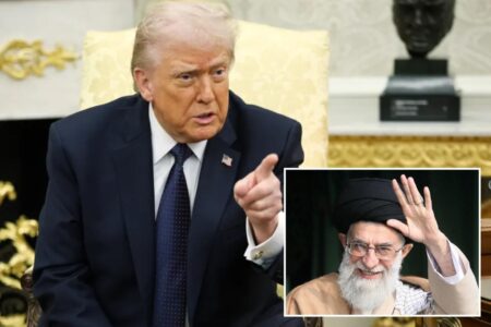 Trump says he would like ‘somebody from within’ to take over Iran after ayatollah killed
