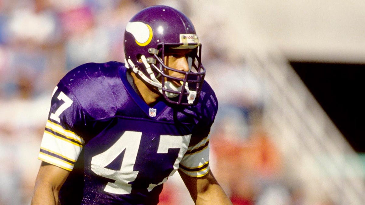 Joey Browner lines up on defense