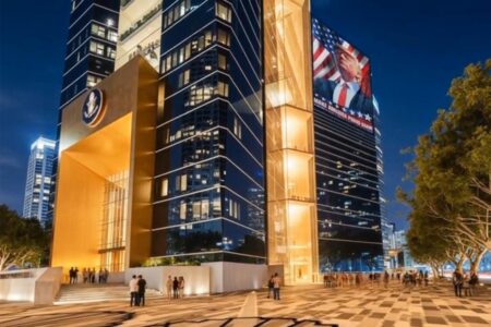 Trump unveils renderings for soaring Miami skyscraper that will serve as his presidential libraryÂ