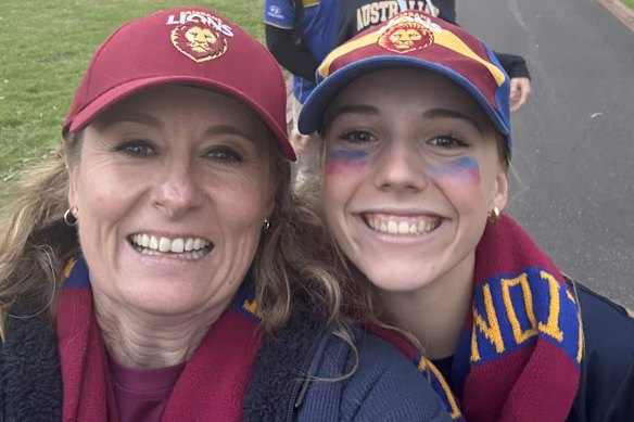 Ellen Rigbye (left) and her daughter Charlotte  (right).
