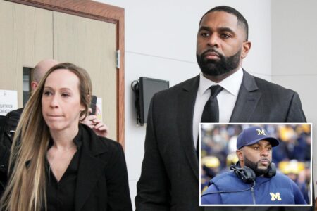 Disgraced ex-Michigan coach Sherrone Moore to learn if he’s going to jail