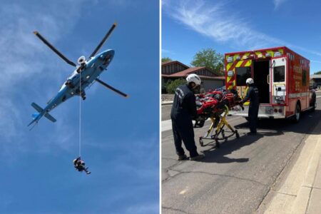 Hiker rescued after left in critical condition for being stung by bees over 100 times in Arizona