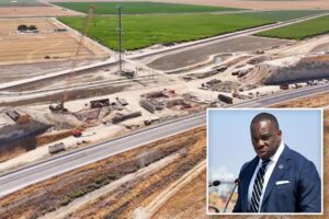 Gavin Newsom’s high-speed rail humiliation deepens… as aide admits blunder and $126B line dubbed ‘Stonehenge’