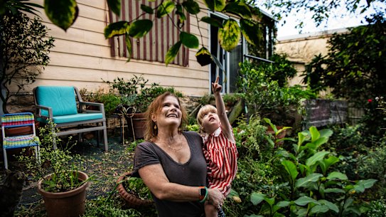 Sarah Connors, a senior team leader and lawyer at a stautory body, dropped a day’s work a week to care for granddaughter Cece.