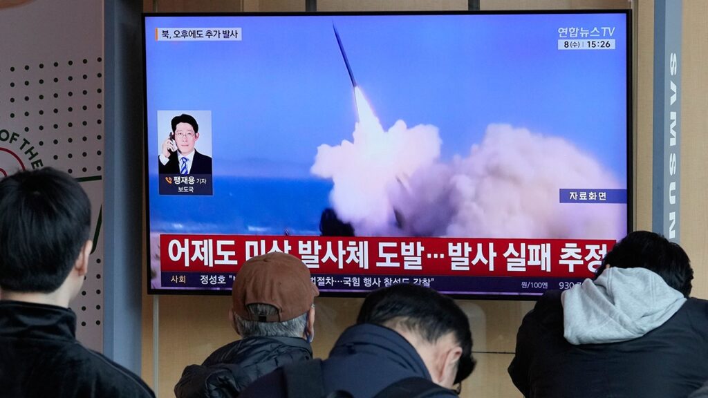 North Korea fires missiles toward sea after ridiculing South's hopes for better ties