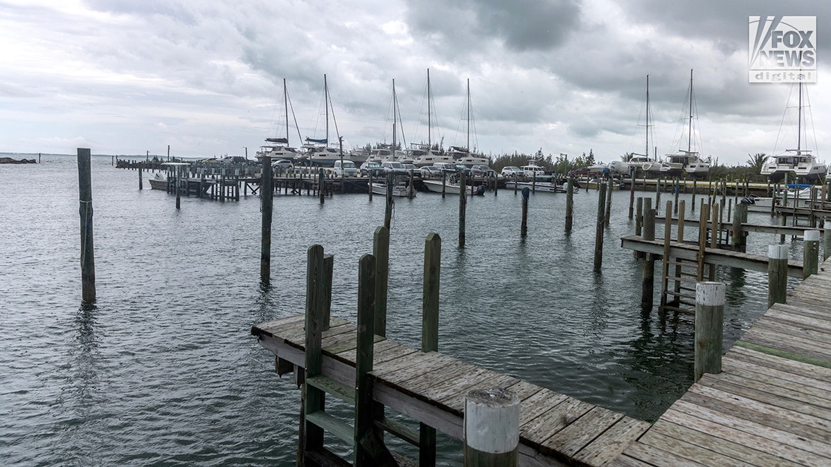 View of the boatyards in the Bahamas where the husband of a missing woman showed up