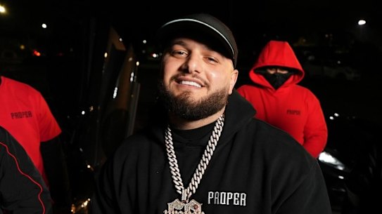 Rapper Ay Huncho, whose real name is Ali Younes, has long worn Proper Streetwear clothing.