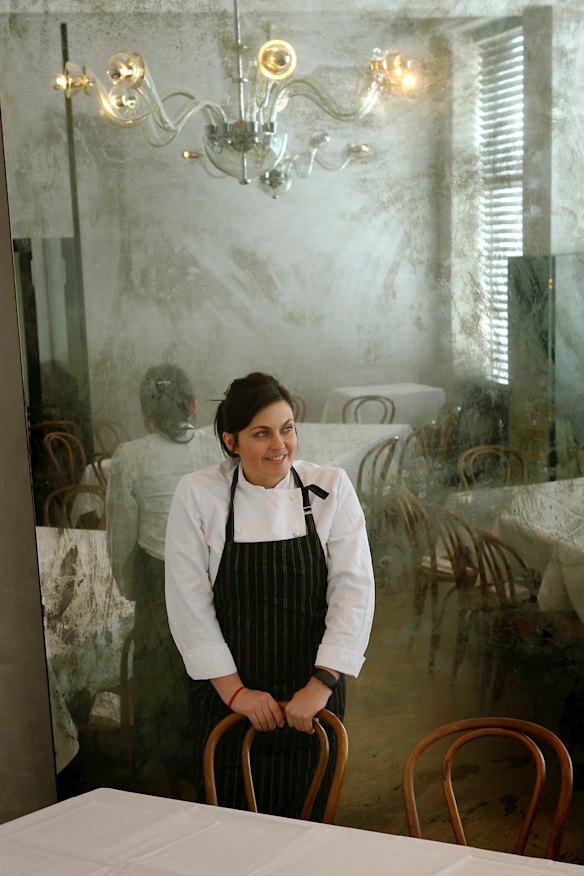 Karen Martini at the Melbourne Wine Room in 2010.