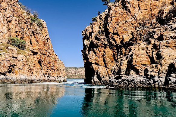 Garaan-ngaddim – Horizontal Falls – in WA’s Kimberley.