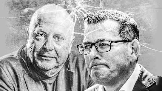 Chris Lucas took on then-premier Daniel Andrews during COVID.