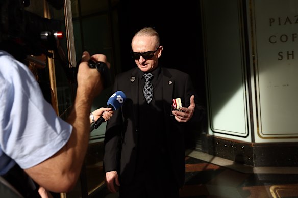 Ben Roberts-Smith supporter  and veteran Trevor Stewart argued the former soldier was “following orders”.