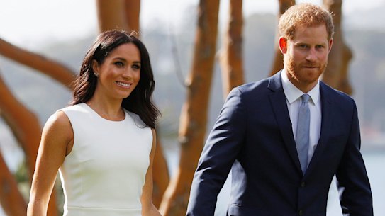 The Duke and Duchess of Sussex, pictured here at Sydney’s Admiralty House in 2018, will be provided with taxpayer-funded police protection during their private trip to Australia next week.