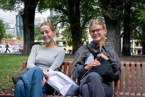 University students Julia Waters and Dominique Matthews said that a fountain would improve Argyle Square. 
