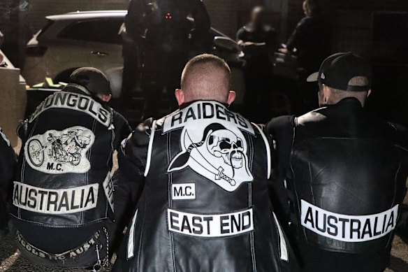 Three men were charged during the raid on the clubhouse in Blacktown. 