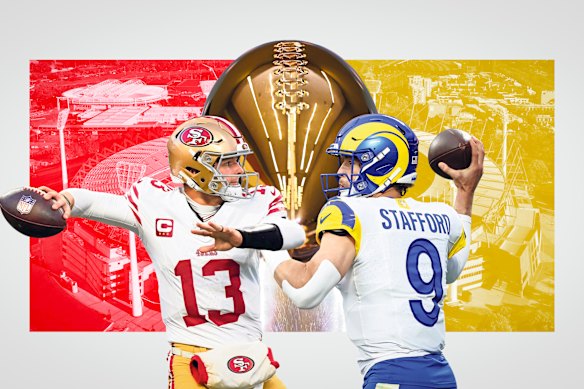 Ready for battle: The San Francisco 49ers and LA Rams will open their 2026 NFL season in Melbourne.