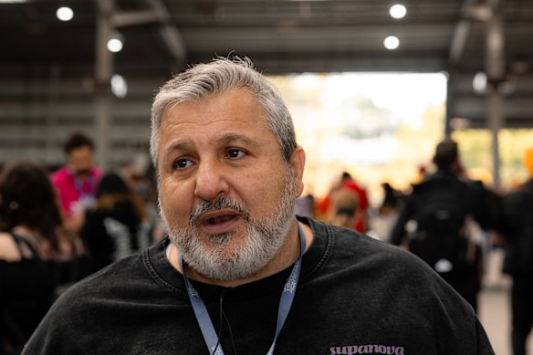 Supanova founder Daniel Zachariou at the event on Sunday.