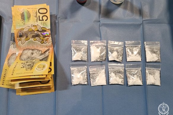Drugs and cash were also seized at the Mongols clubhouse.