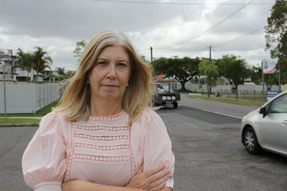The surface of Oxley Road has been a particular focus for Tennyson Ward councillor Nicole Johnston. 