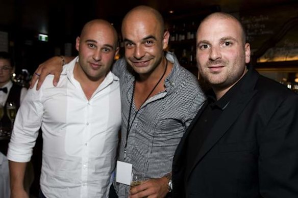 Shane Delia with Sydney chef Adriano Zumbo and George Calombaris in 2011.