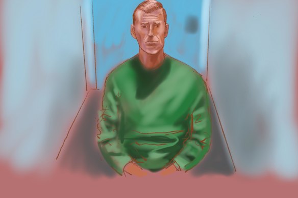 Ben Roberts-Smith appeared via audiovisual-link from Silverwater’s Metropolitan Remand and Reception Centre on Friday.