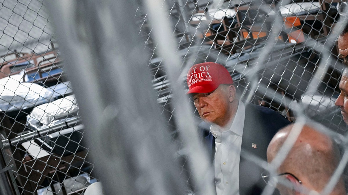 Donald Trump tours Alligator Alcatraz