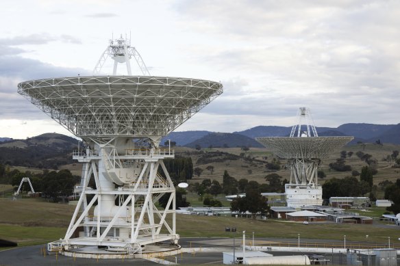 ‘Big dish’ antennas at the Canberra Deep Space Communication Complex, one of three of its kind in the world relied upon by NASA.