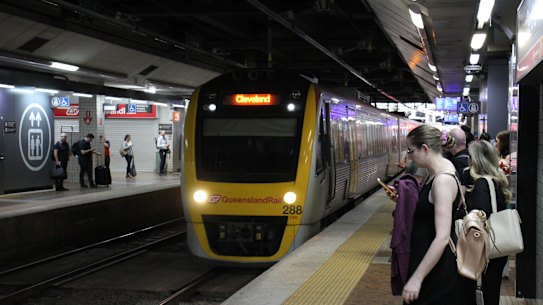 Commuters are set to be crammed in like sardines, with more three-car trains running as Queensland Rail blames the unions.