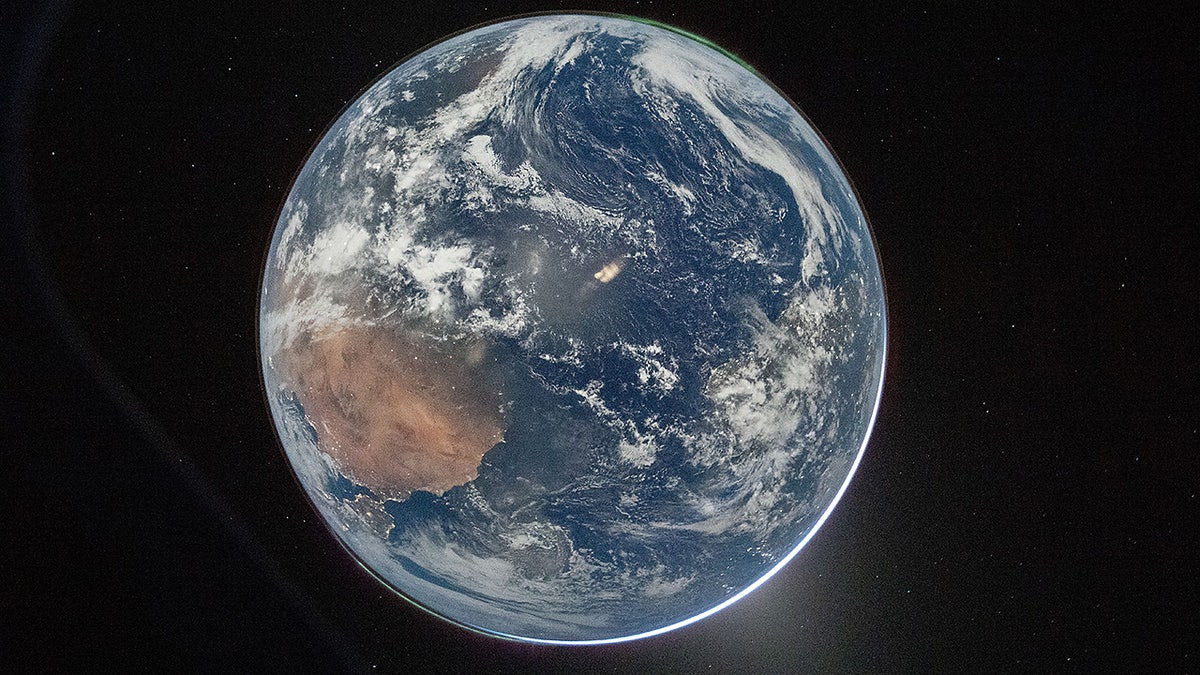 View of Earth taken by NASA astronaut and Artemis II