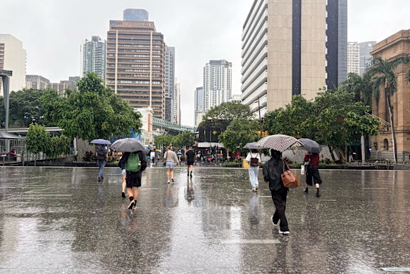 Rainfall totals for Brisbane this month have been about a third of the April average.