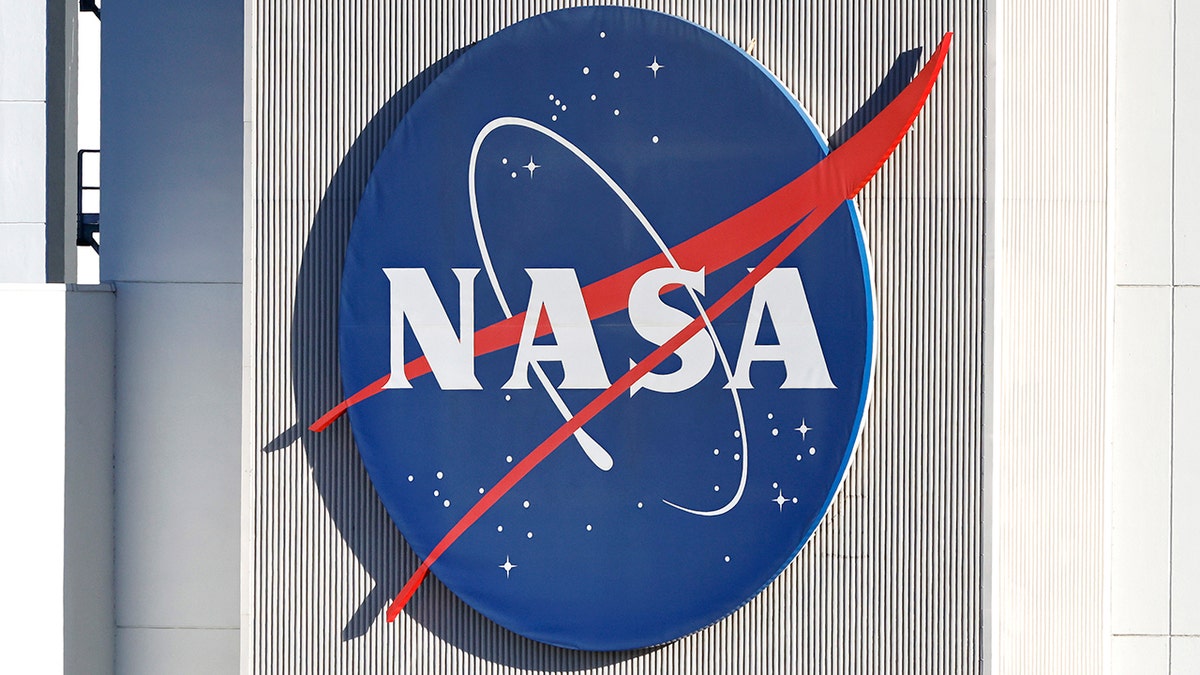 NASA logo displayed at Jet Propulsion Laboratory building in La Cañada Flintridge California