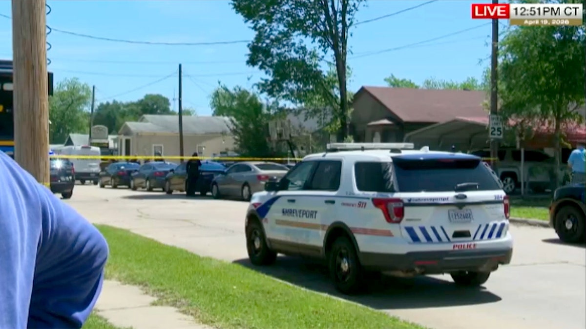 Shreveport police block residential street during response to multi-location shooting