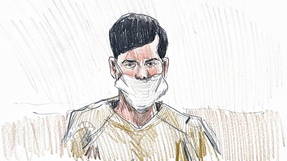 Jose Medina-Medina sitting at a table during a court hearing in Chicago