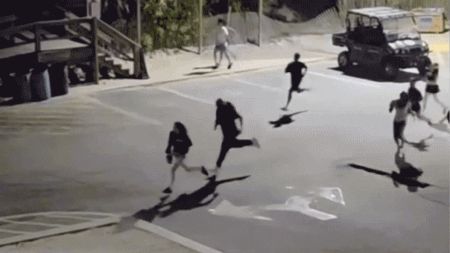 WATCH: Tybee Island teen takeover erupts in panic after police say gunfire broke out along the pier