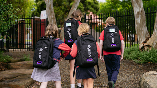 Students in Melbourne’s inner west will carry Dyson air quality backpacks as part of the Breathe Melbourne study.