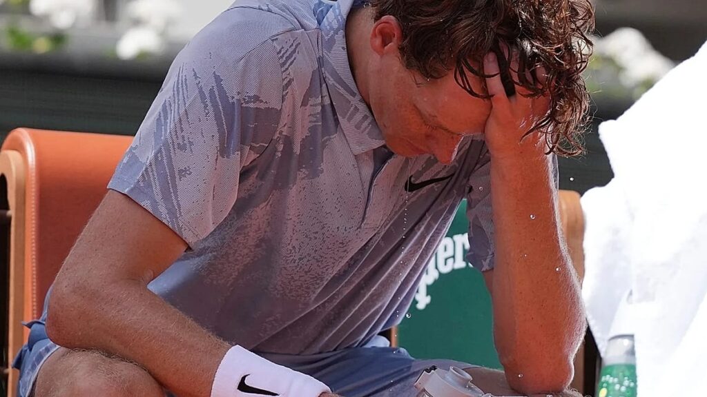 Top-ranked Jannik Sinner forced out of French Open due to heat