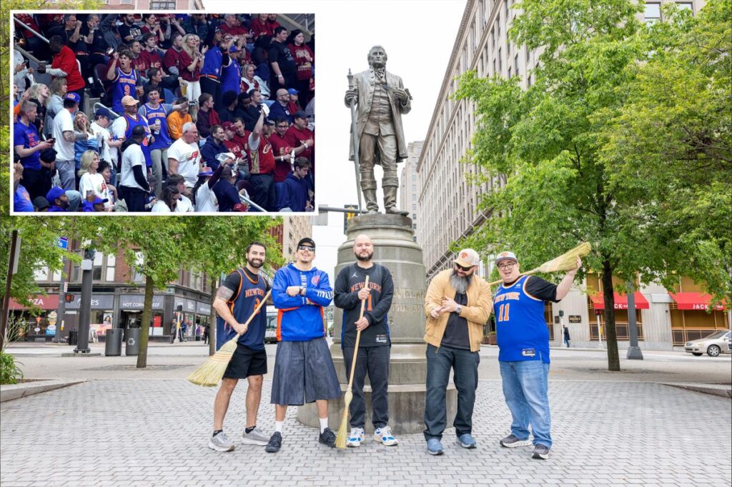 Bargain-hunting Knicks fans invade Cleveland on eve of Game 4 of NBA conference finals