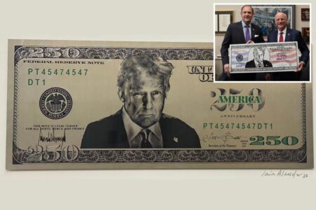 Trump’s team pushes for new $250 bill with his face on it — but there’s a big catch