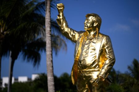 Pastor defends Golden Trump statue from biblical backlash