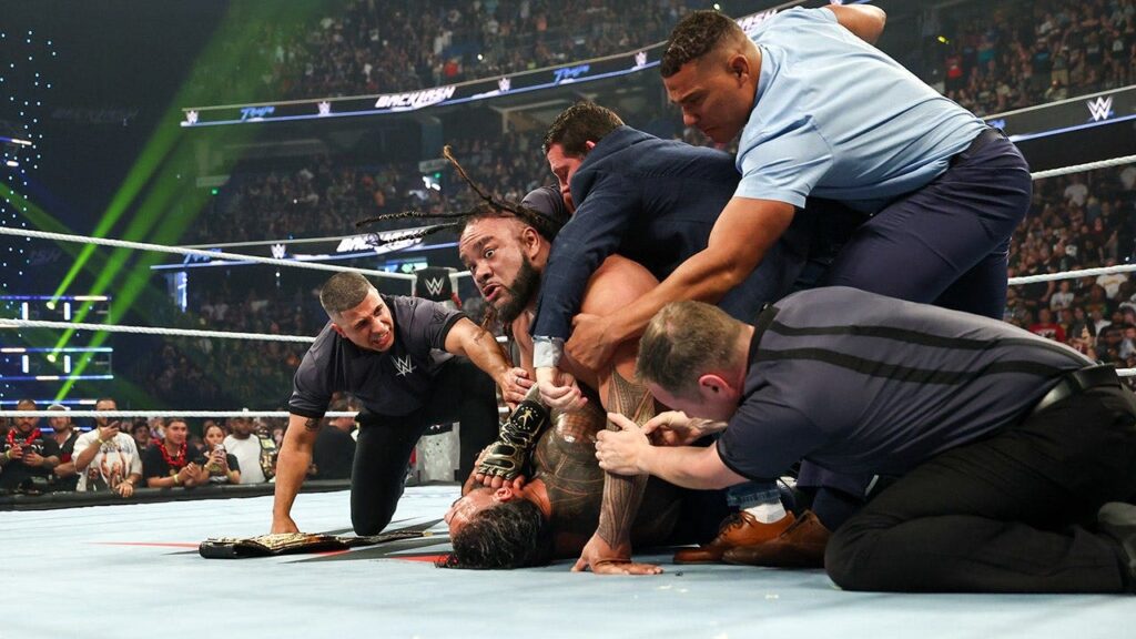 Jacob Fatu unleashes vicious assault on Roman Reigns after World Heavyweight Championship loss at WWE Backlash