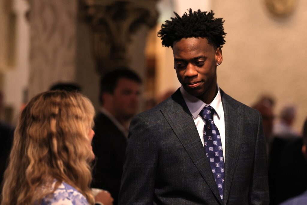 AJ Dybantsa Reacts to Wizards Landing No. 1 Pick in 2026 NBA Draft