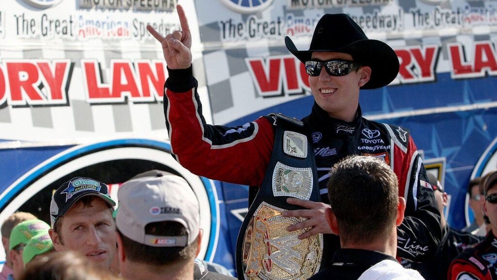 WWE fans pay tribute to Kyle Busch, the one-time 24/7 champion