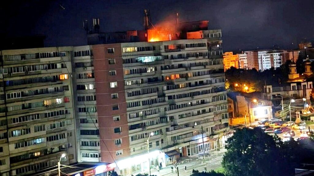 Drone strikes apartment building in NATO member Romania as Russia attacks neighboring Ukraine